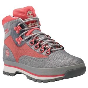 NWT Timberland Women's Athletic Jacquard Gray and Coral Shoes